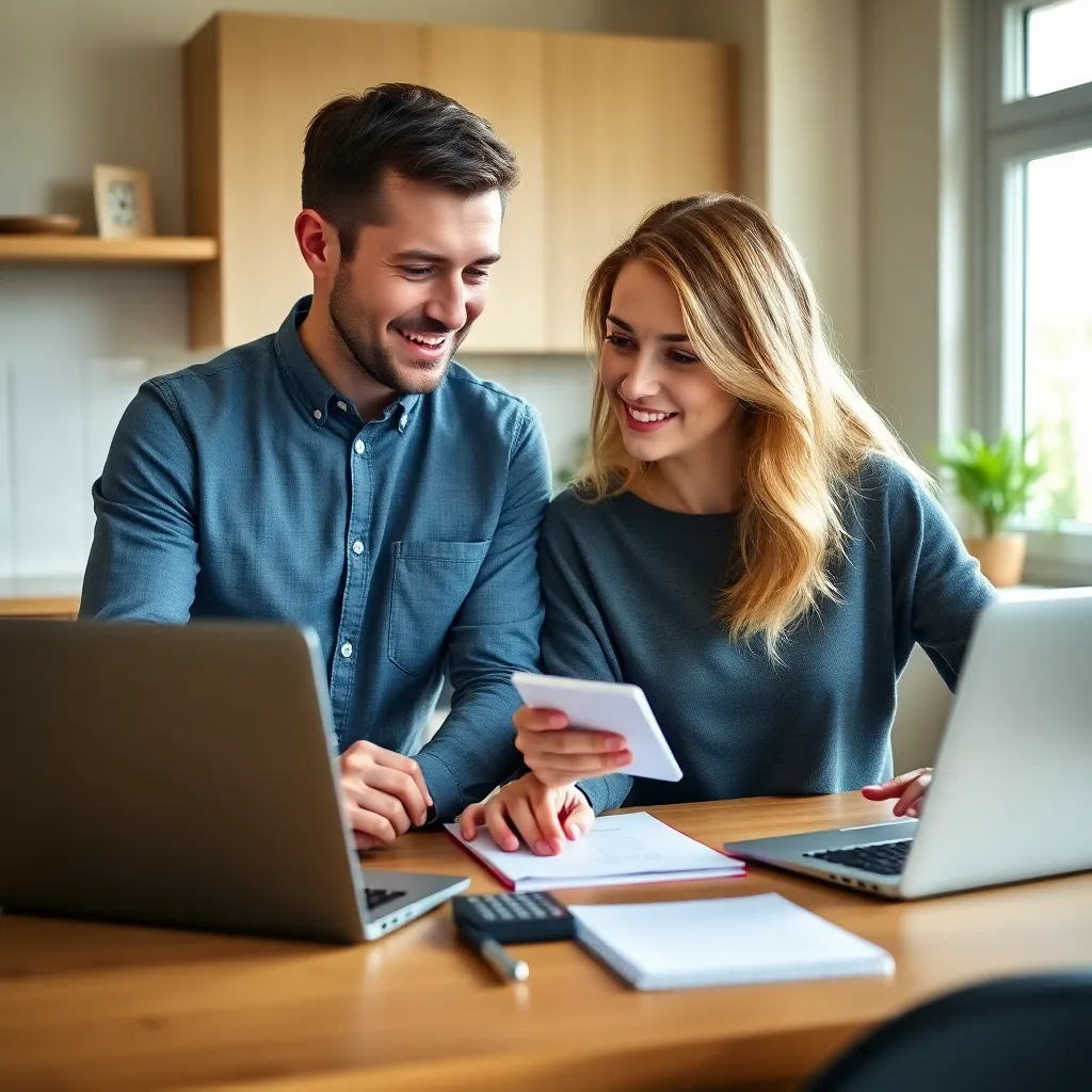 Ouder echtpaar dat hun financiële toekomst plant met een financieel adviseur