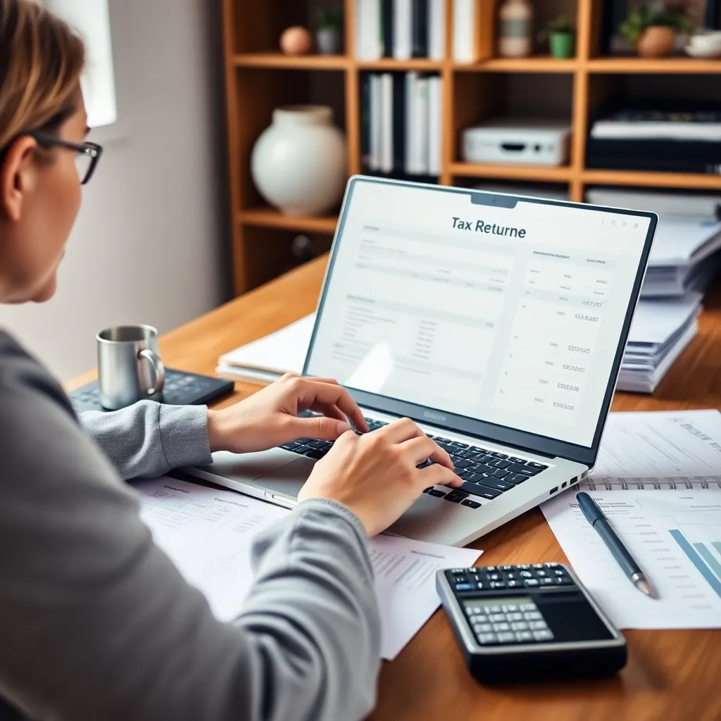 Nederlandse professional die financieel plan bestudeert