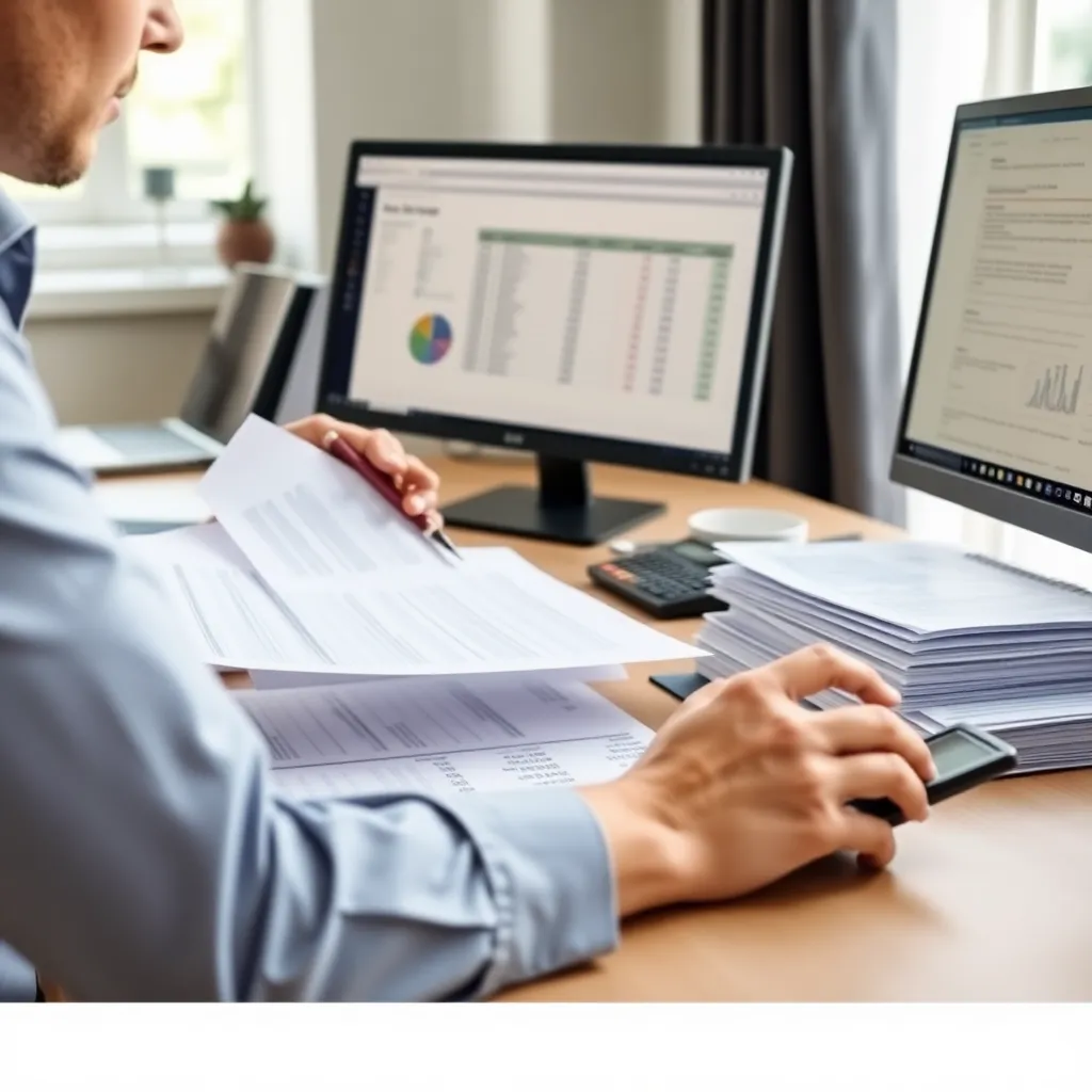 Persoon die financieel plan opstelt met duidelijke aflossingsstrategieën