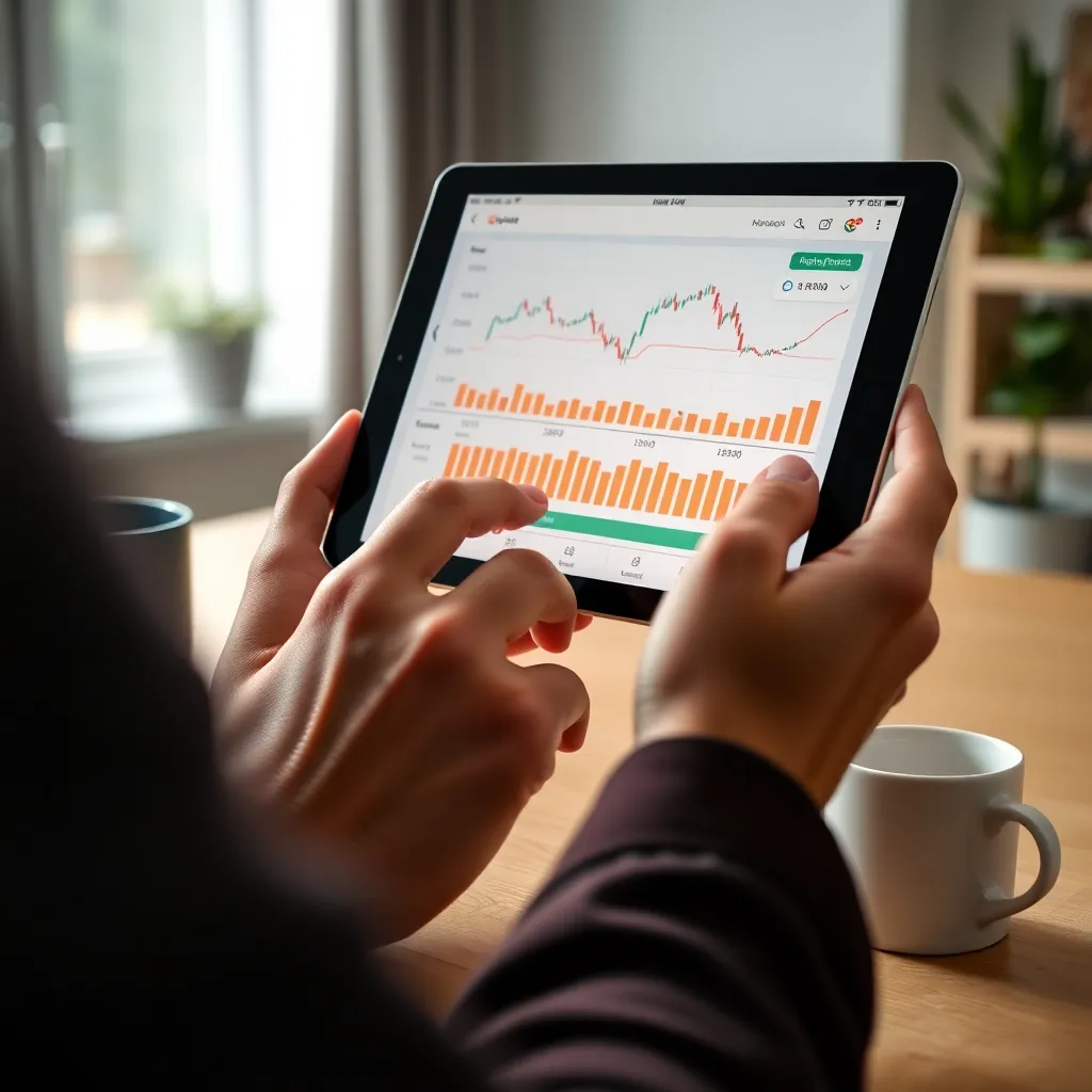 Persoon die financiële documenten organiseert en schulden in kaart brengt